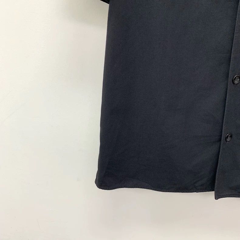 Louis Vuitton Louis Vuitton Black Logo Embroidered Shirt Size US M / EU 48-50 / 2 - 4 Thumbnail