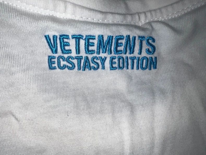 Vetements 20ss Ecstasy Oversized Tee