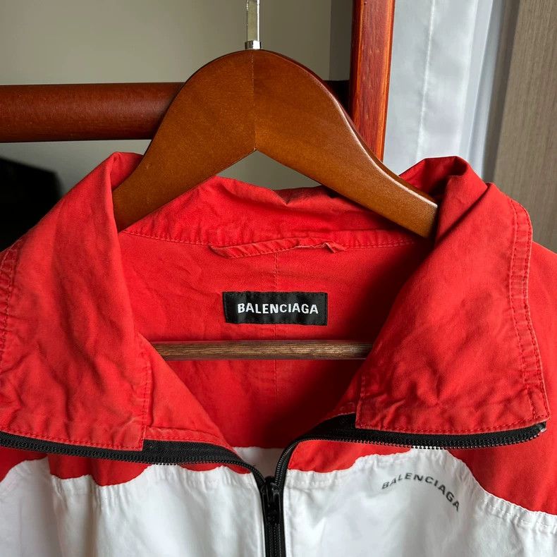Balenciaga Balenciaga Red White Jacket Size US M / EU 48-50 / 2 - 6 Thumbnail