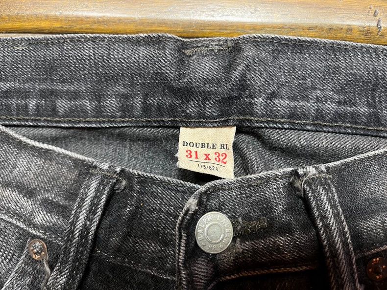 RRL Ralph Lauren RRL Distressed Patch Denim Jeans Size US 31 - 3 Thumbnail