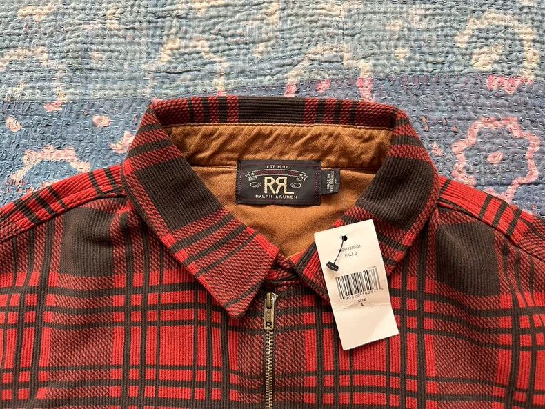 RRL Ralph Lauren RRL Red Black Plaid Shirt L Size US L / EU 52-54 / 3 - 3 Thumbnail