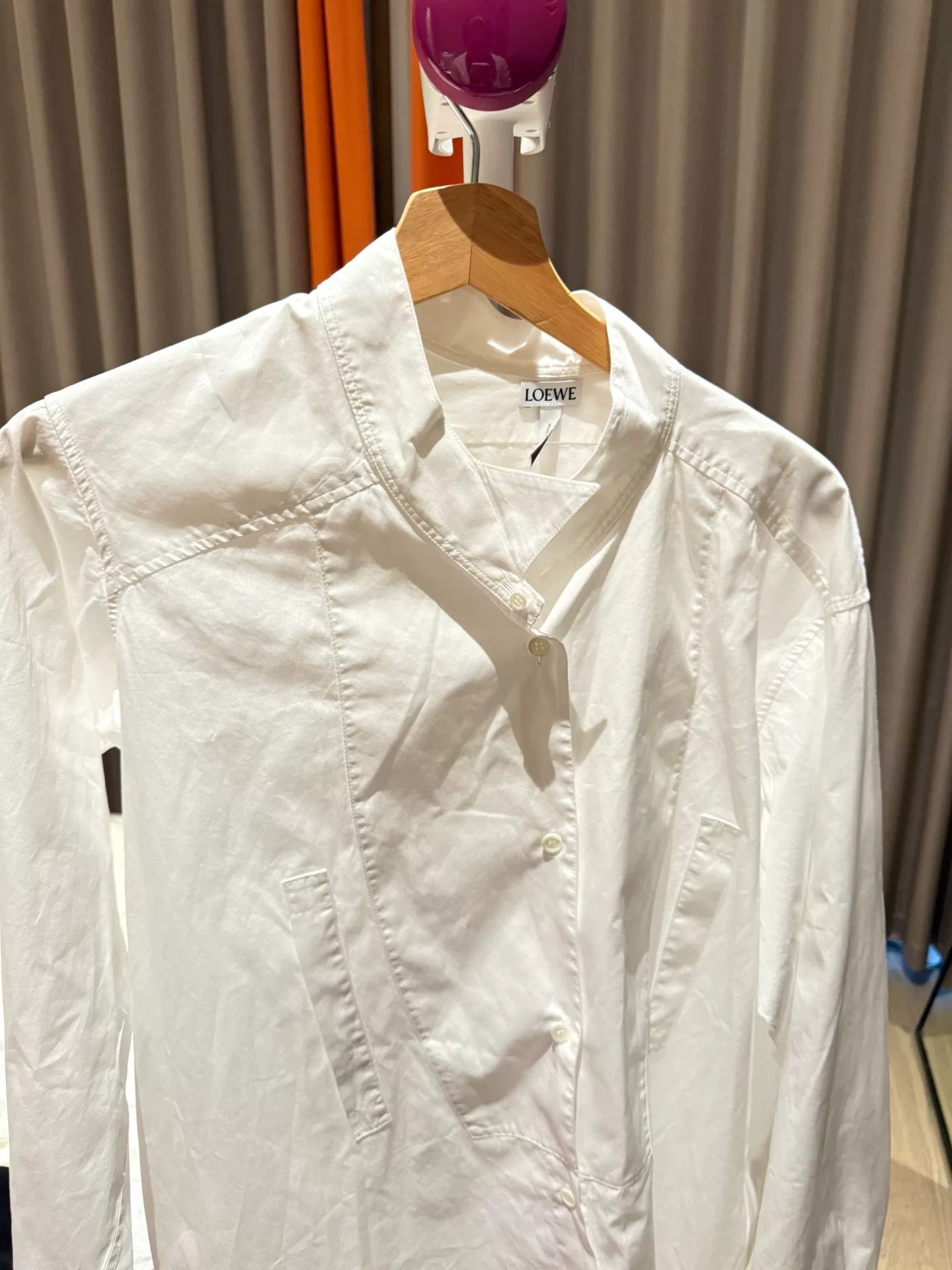 Loewe LOEWE Irregular Button-Up Shirt Size US M / EU 48-50 / 2 - 2 Thumbnail