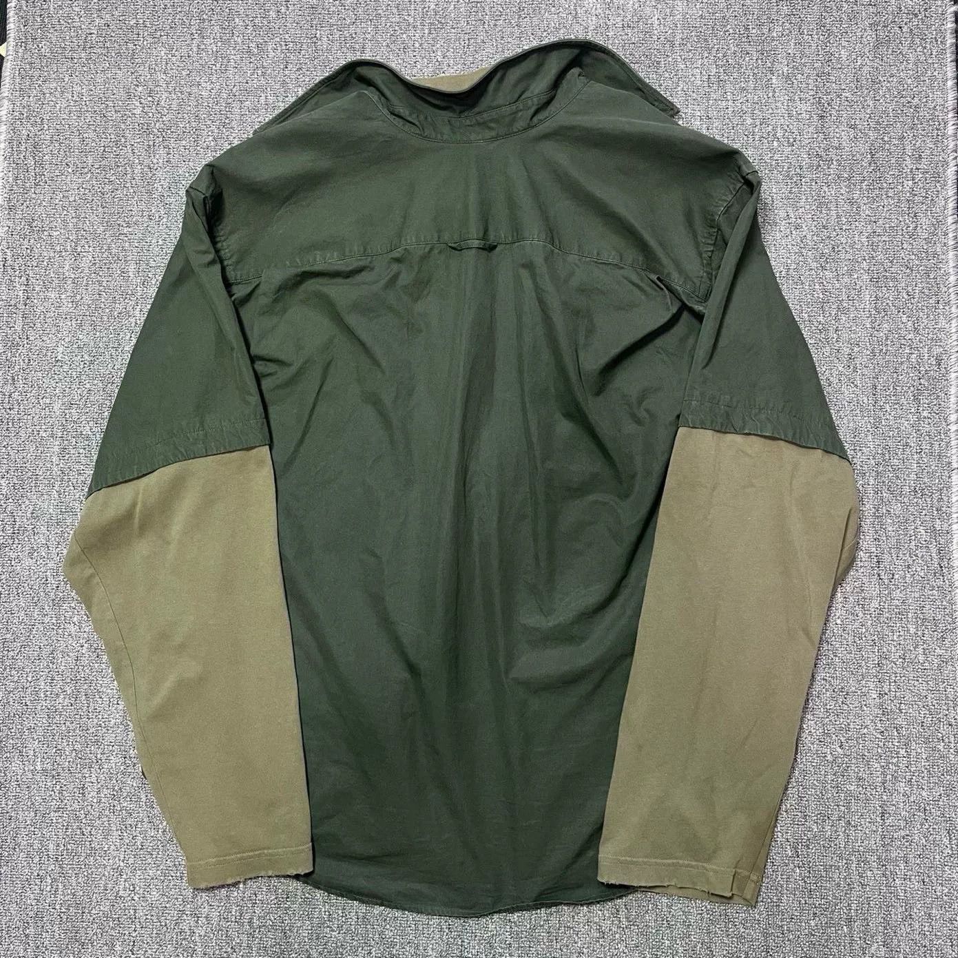 Balenciaga Balenciaga Layered Paneled Coat Shirt Size US L / EU 52-54 / 3 - 2 Thumbnail