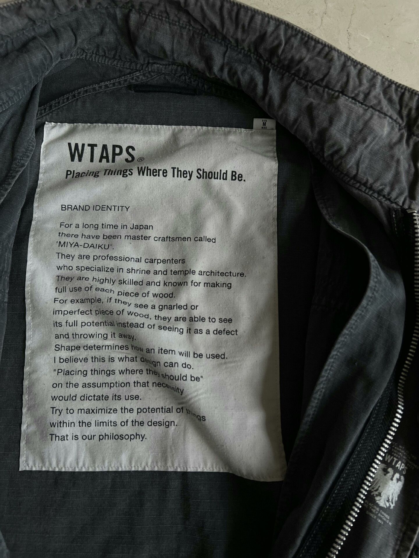 Wtaps Vintage WTAPS M65 Jacket M Size Size US M / EU 48-50 / 2 - 3 Thumbnail