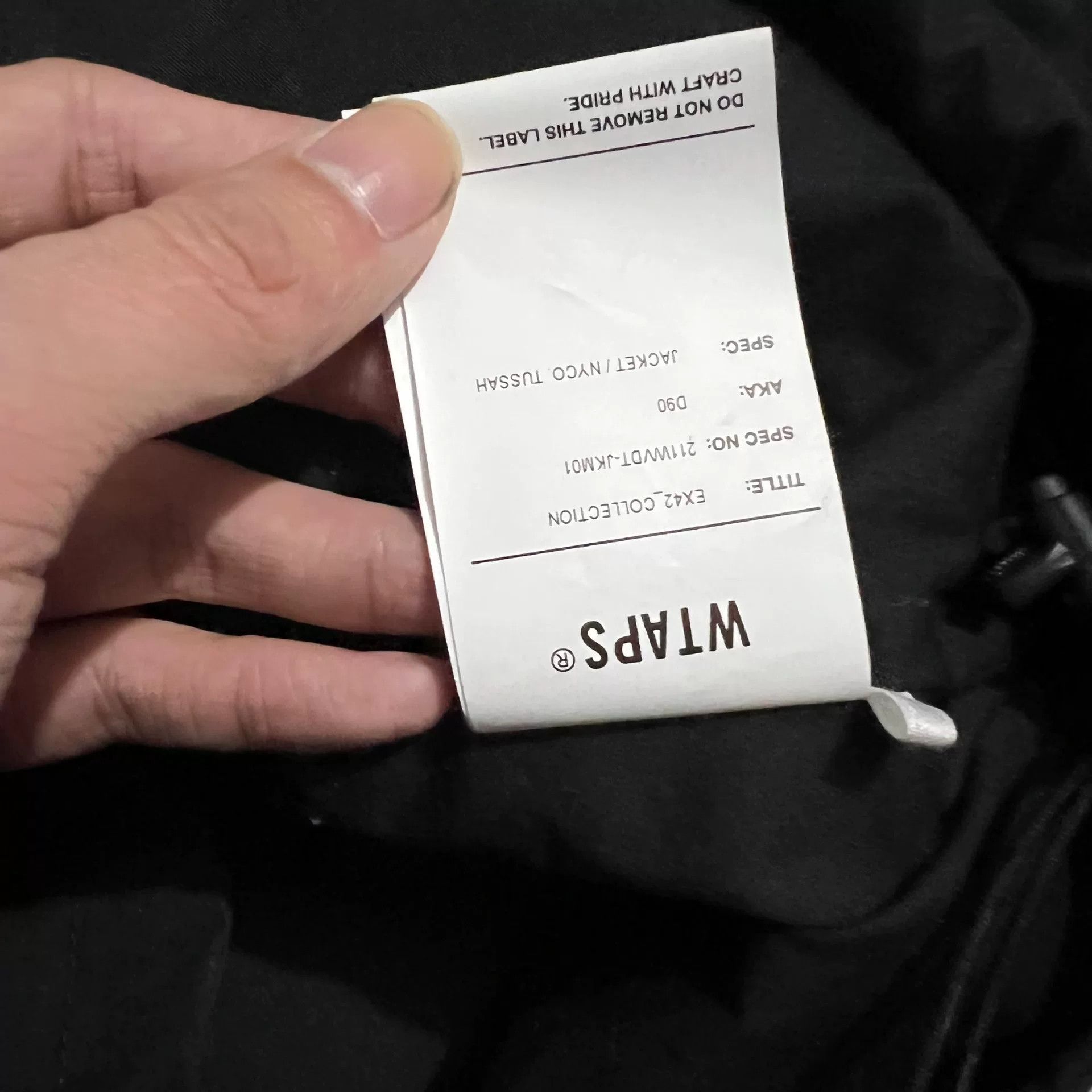 Wtaps wtaps 21aw D90 Jacket Size L Size US L / EU 52-54 / 3 - 6 Thumbnail