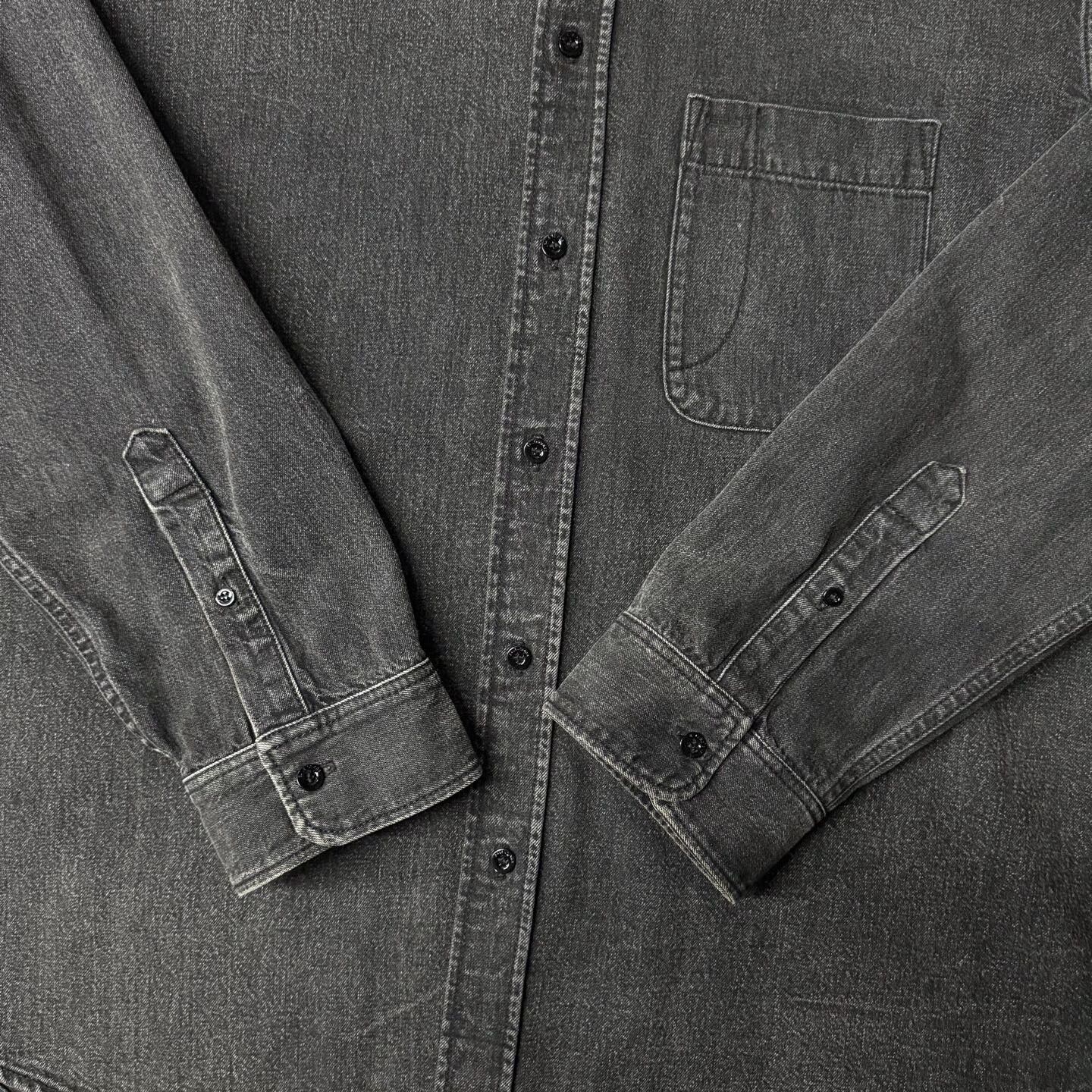 Balenciaga Balenciaga Denim Long Sleeve Shirt Size US M / EU 48-50 / 2 - 2 Thumbnail