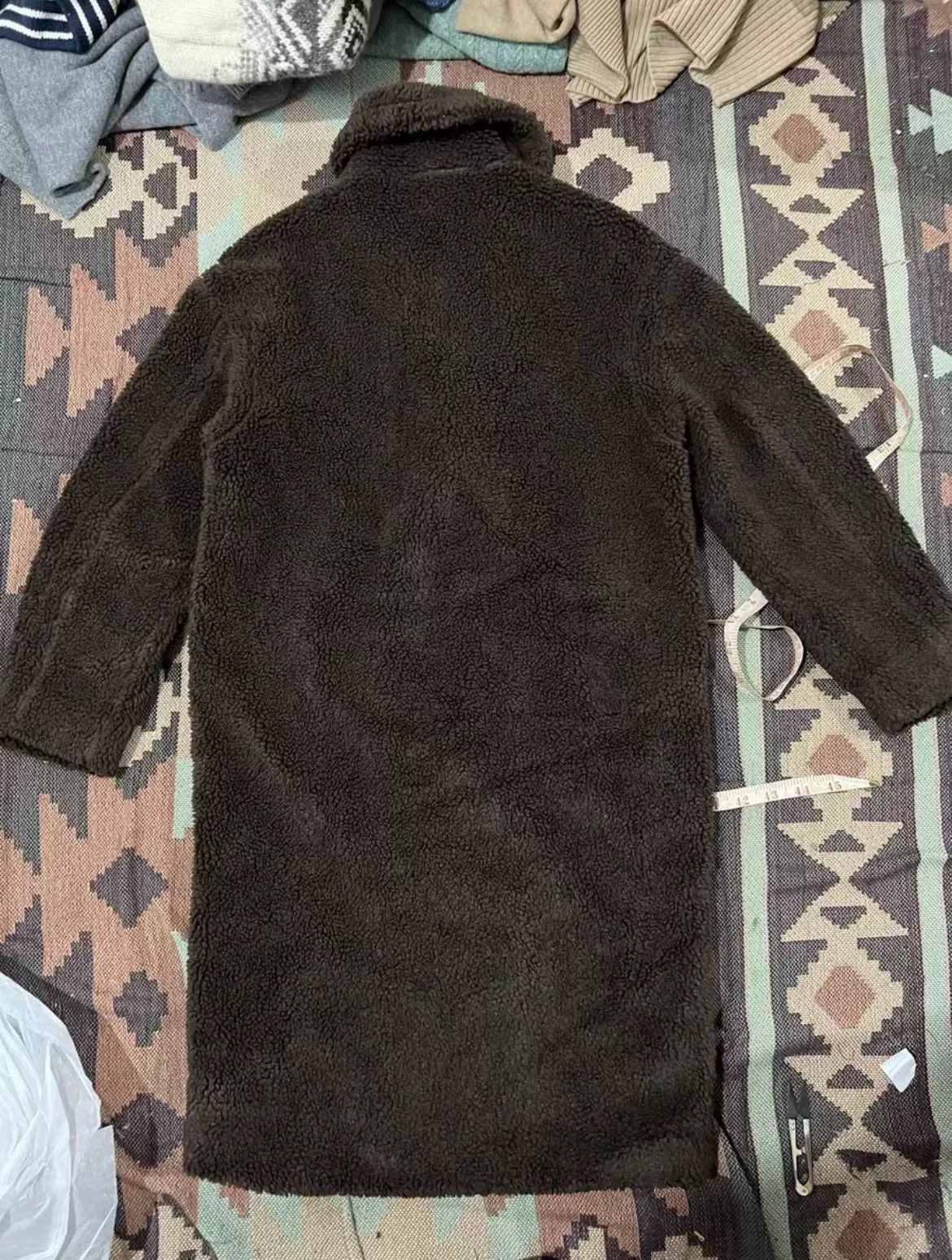 RRL Ralph Lauren Ralph Lauren Brown Teddy Wool Coat Size US S / EU 44-46 / 1 - 2 Thumbnail