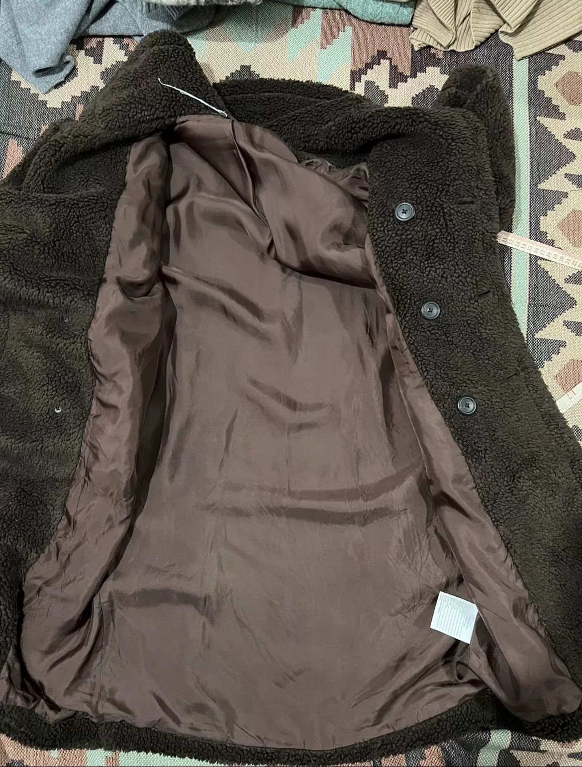 RRL Ralph Lauren Ralph Lauren Brown Teddy Wool Coat Size US S / EU 44-46 / 1 - 4 Thumbnail
