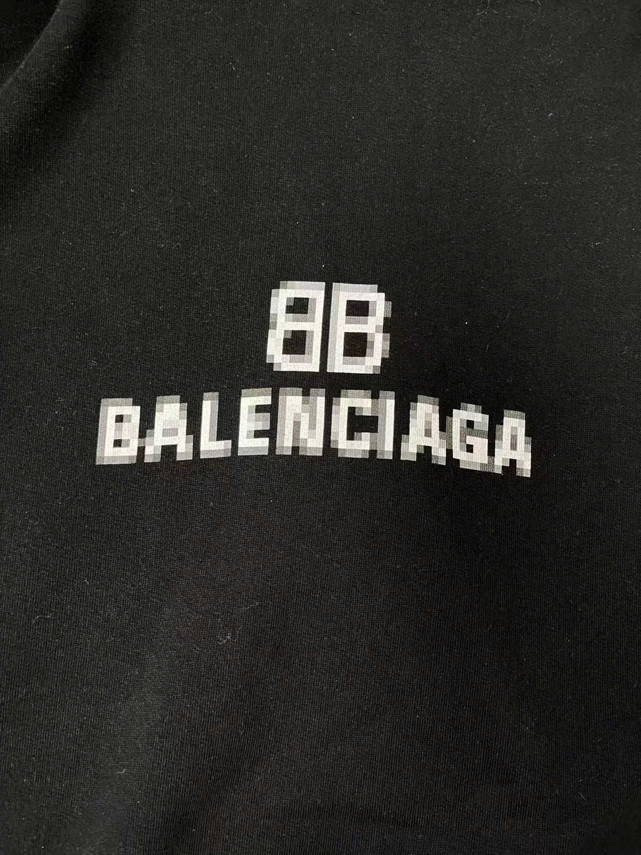 Balenciaga Balenciaga Logo Hoodie Black XS Size US XS / EU 42 / 0 - 3 Thumbnail