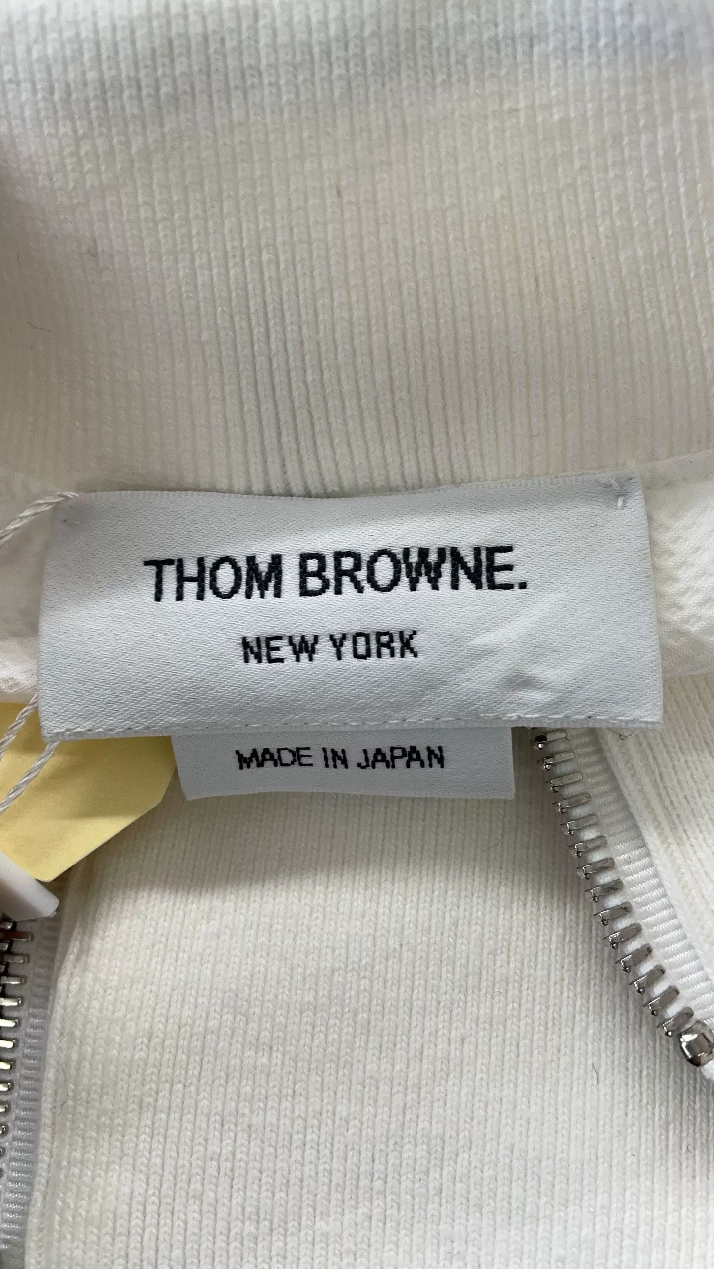 Thom Browne thom browne white stand collar zip jacket Size US M / EU 48-50 / 2 - 3 Thumbnail