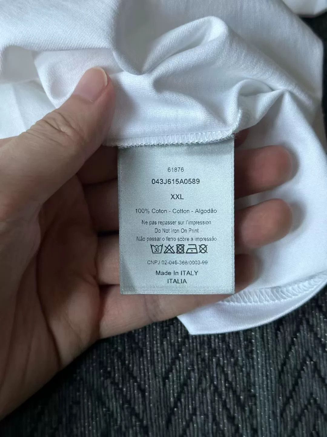 Dior christian dior white short sleeve t-shirt Size US XXL / EU 58 / 5 - 4 Thumbnail