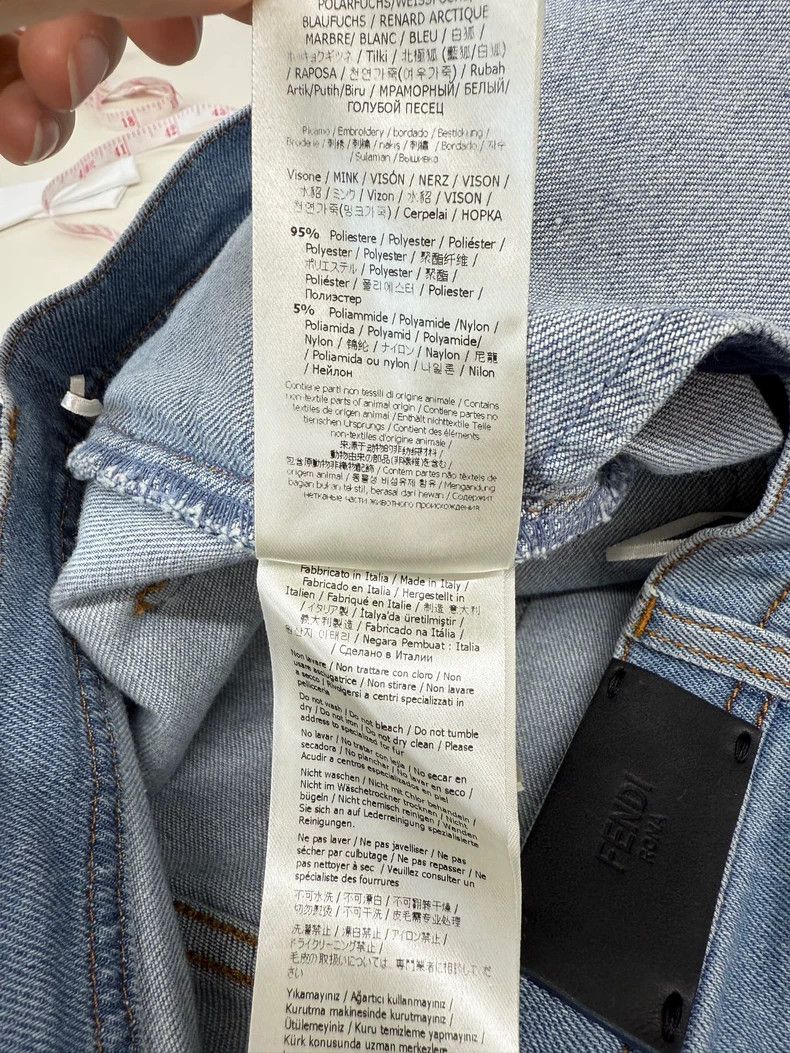 Fendi Fendi Limited Edition Denim Jeans Size US 36 / EU 52 - 5 Thumbnail