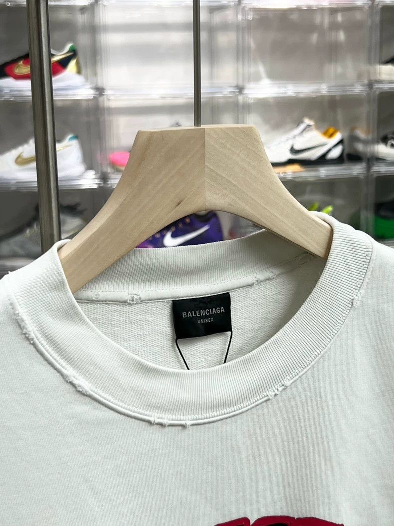 Balenciaga Balenciaga Logo Print Sweatshirt M Size US M / EU 48-50 / 2 - 3 Thumbnail