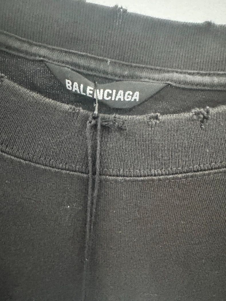 Balenciaga Balenciaga Castle Print Short Sleeve Tee Size US S / EU 44-46 / 1 - 3 Thumbnail