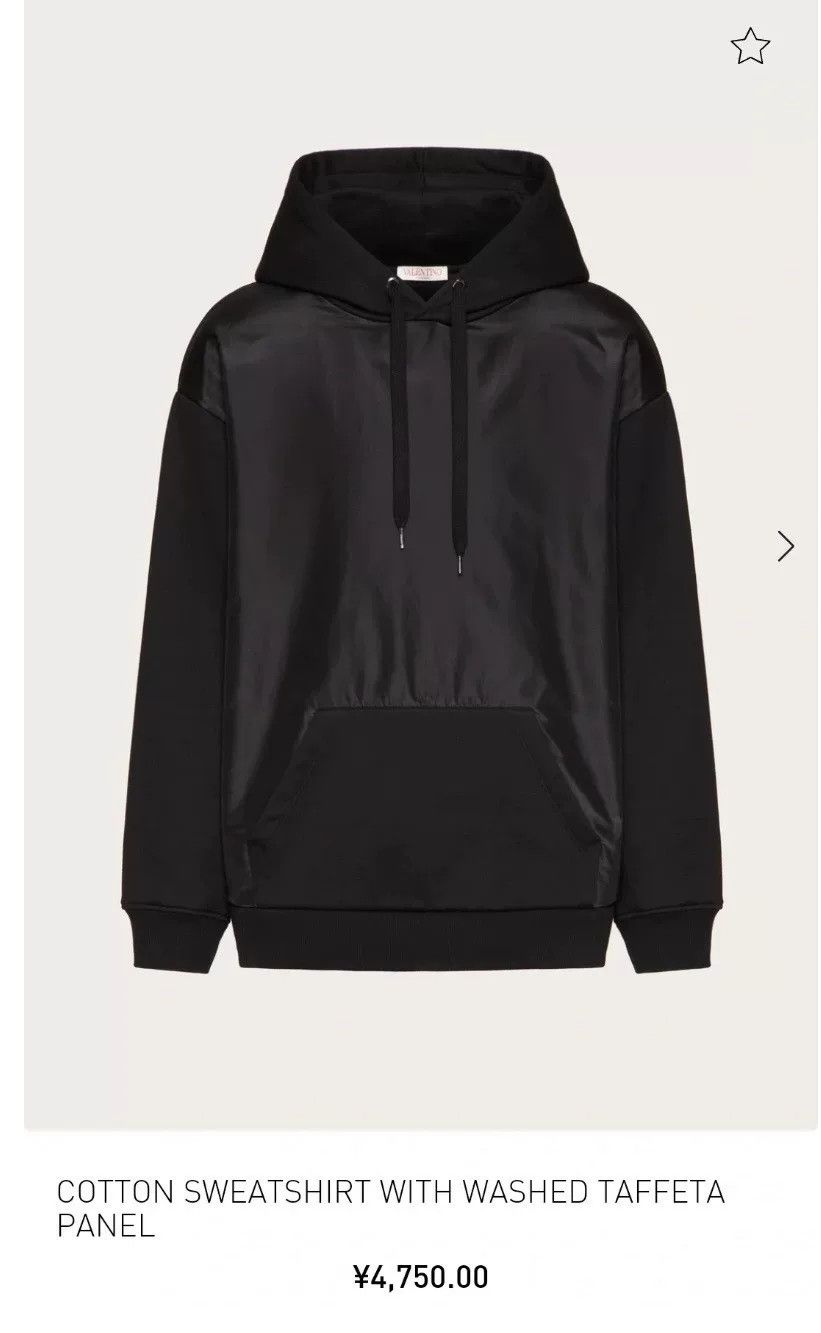 Valentino Valentino Men's Black Hoodie Italy Size US M / EU 48-50 / 2 - 7 Thumbnail