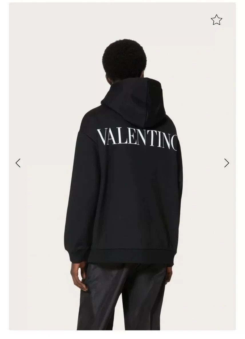 Valentino Valentino Men's Black Hoodie Italy Size US M / EU 48-50 / 2 - 9 Thumbnail