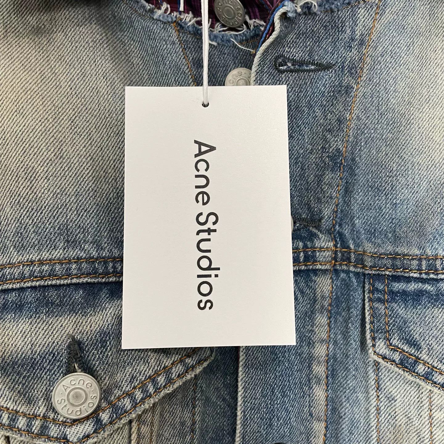 Acne Studios Acne Studios FW23 Denim Plaid Jacket Size US L / EU 52-54 / 3 - 4 Thumbnail