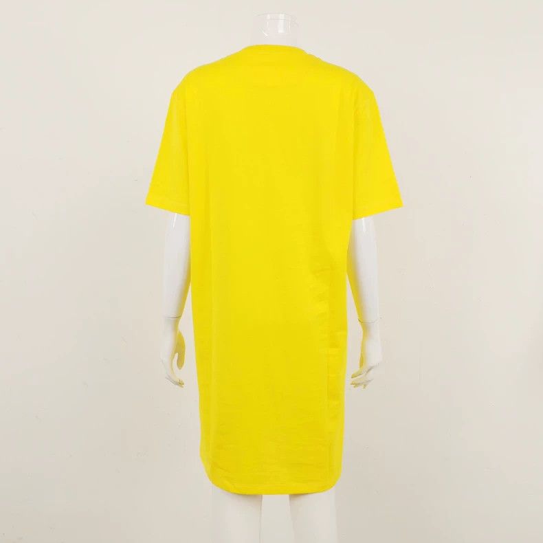 Hermes Hermes Yellow Short-Sleeve Dress Size US M / EU 48-50 / 2 - 2 Thumbnail