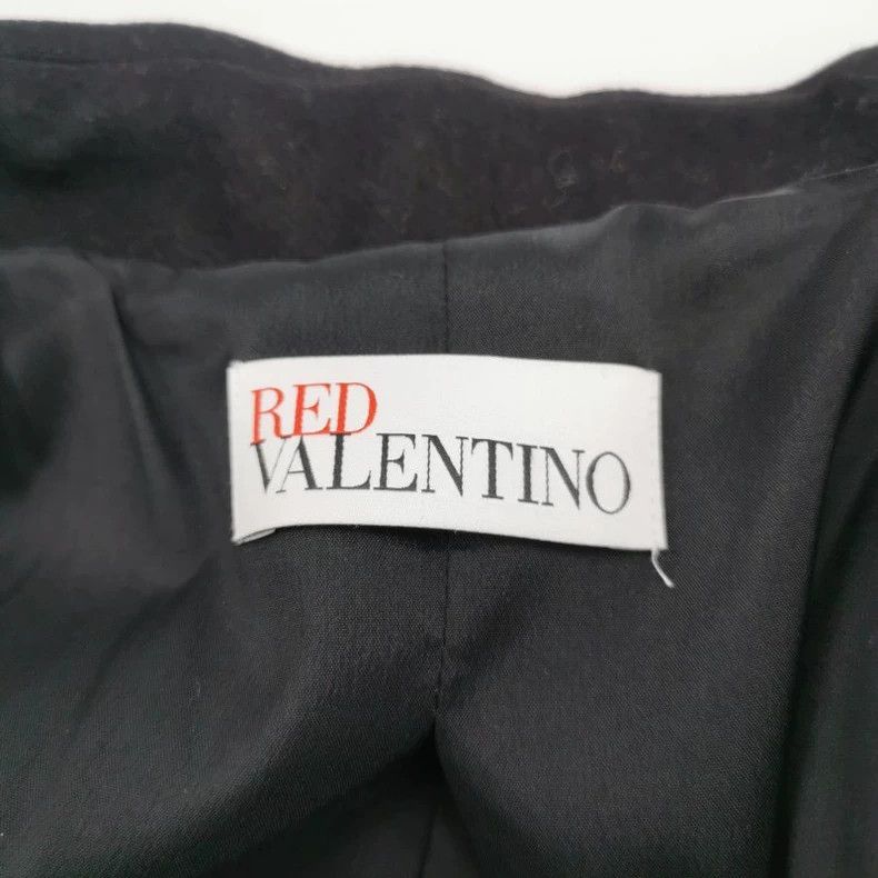 Valentino Red Valentino Wool Collared Belted Coat Size US XL / EU 56 / 4 - 4 Thumbnail