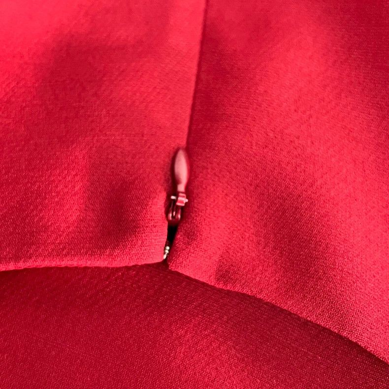 Valentino Valentino Wool Dress XS Red Size US XS / EU 42 / 0 - 3 Thumbnail
