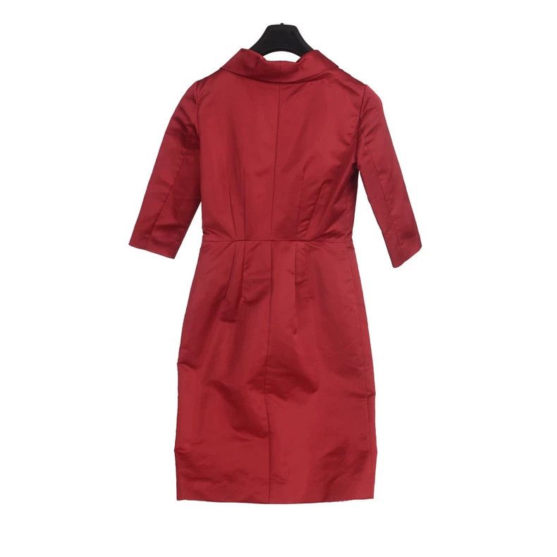 Valentino Valentino Red Short Dress Size US M / EU 48-50 / 2 - 2 Thumbnail