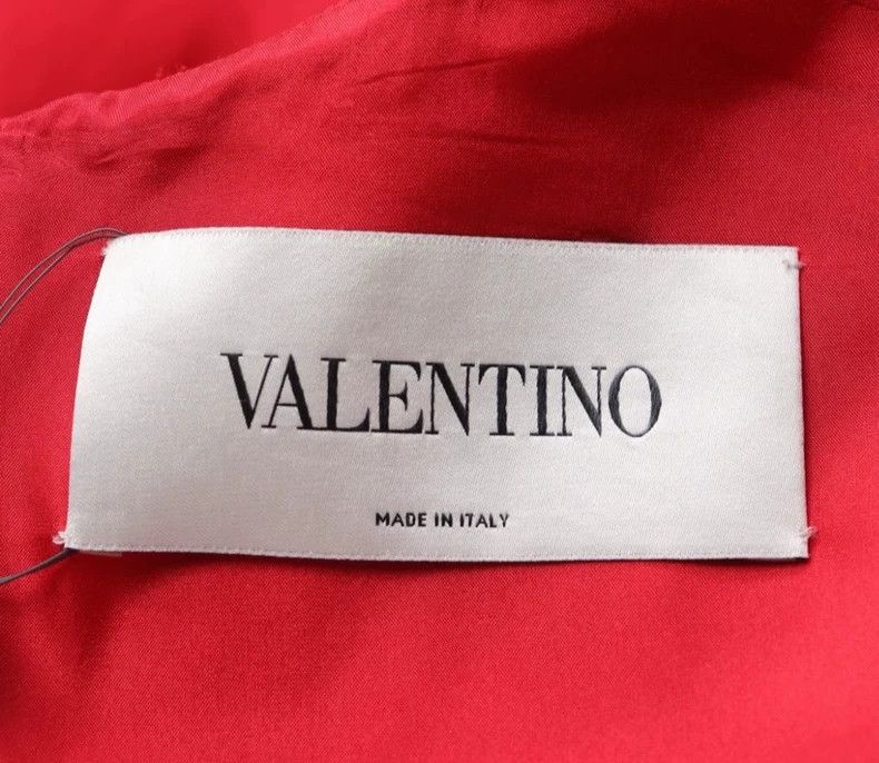 Valentino VALENTINO Red Long Sleeve Dress Size US M / EU 48-50 / 2 - 3 Thumbnail