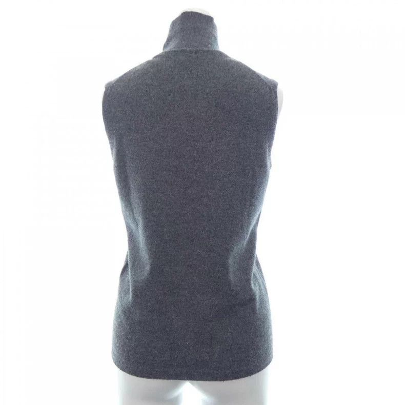 Hermes Hermes Gray Cashmere Sleeveless Vest Size US S / EU 44-46 / 1 - 2 Thumbnail
