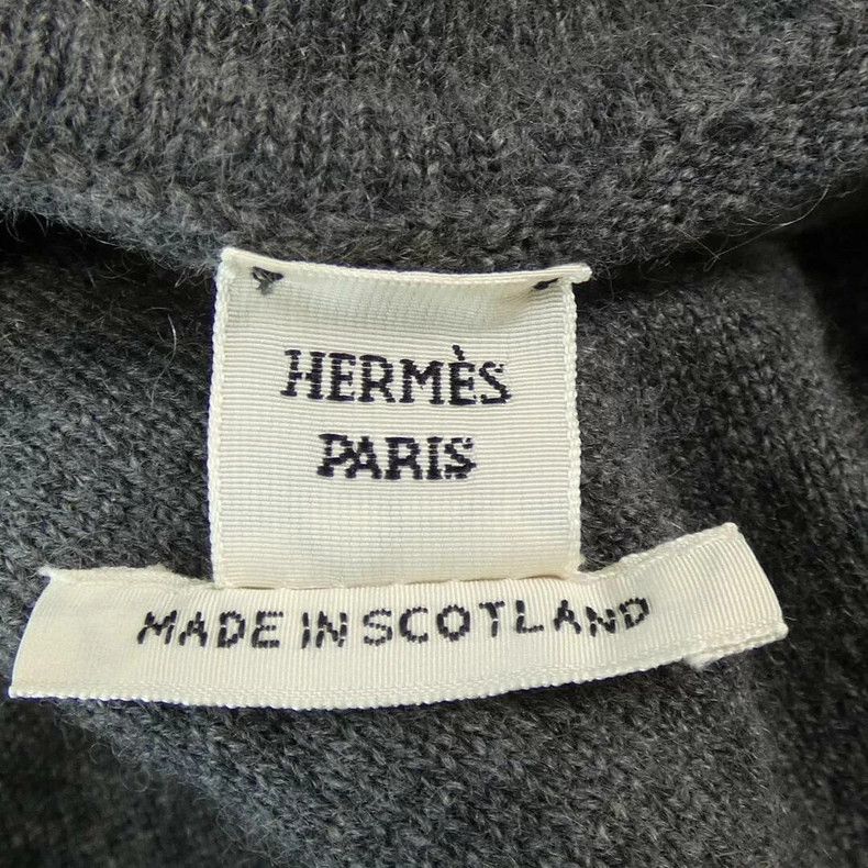 Hermes Hermes Gray Cashmere Sleeveless Vest Size US S / EU 44-46 / 1 - 4 Thumbnail