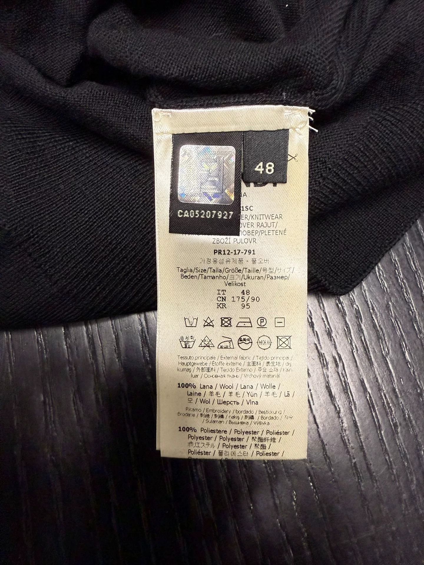 Fendi fendi black sweater with monster design Size US L / EU 52-54 / 3 - 8 Thumbnail