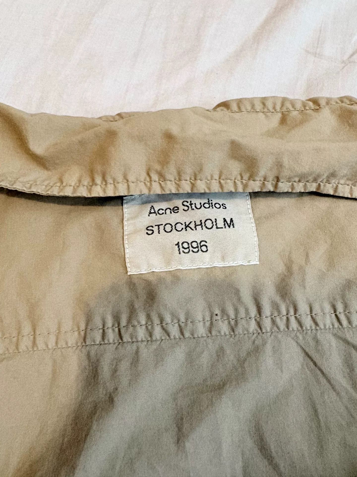 Acne Studios Acne Studios Khaki Cargo Shirt Size US XL / EU 56 / 4 - 5 Thumbnail