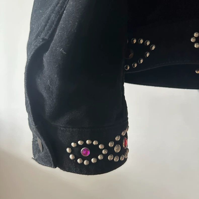 Number (N)ine n(n) BY NUMBER (N)INE Velvet Stud Jacket Size US L / EU 52-54 / 3 - 5 Thumbnail