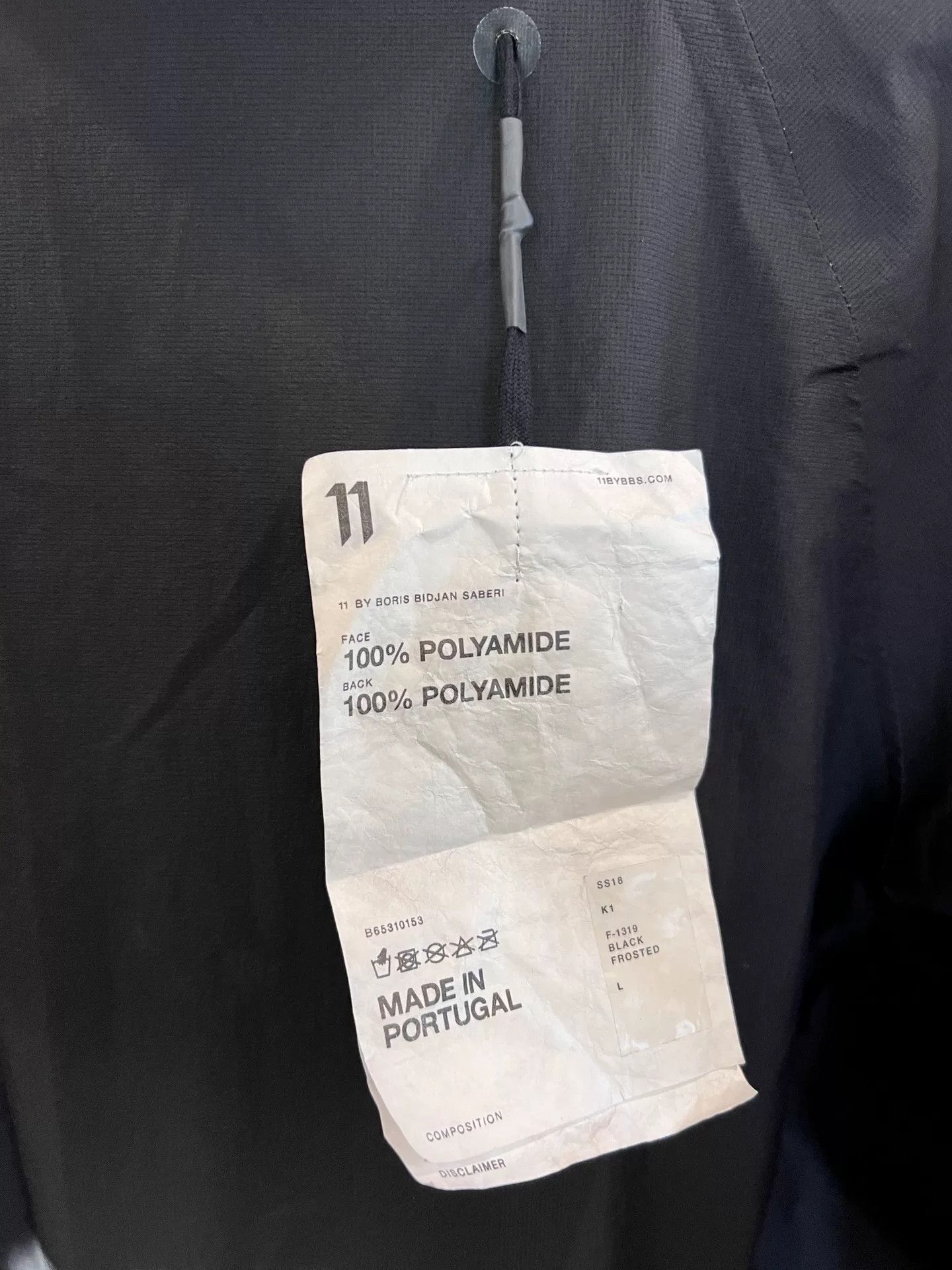 Boris Bidjan Saberi Boris Bidjan Saberi 11by BBS Nylon Jacket Size US L / EU 52-54 / 3 - 8 Thumbnail