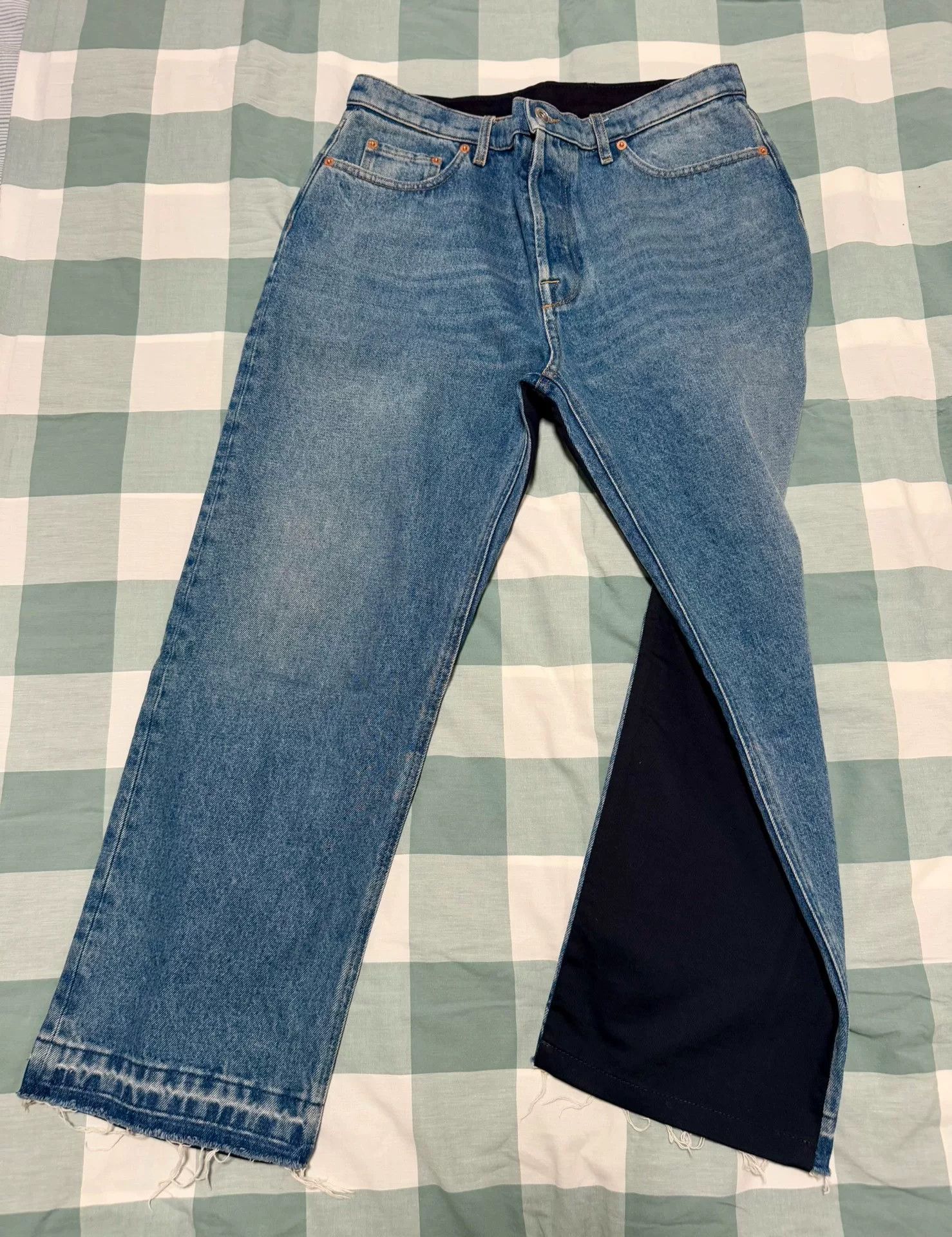 Valentino VALENTINO Men's Distressed Denim Jeans Size US 31 - 4 Thumbnail