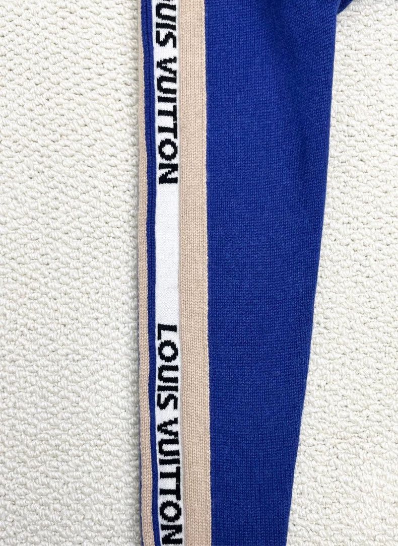 Louis Vuitton Louis Vuitton Striped Logo Cashmere Sweater Size US XS / EU 42 / 0 - 7 Thumbnail