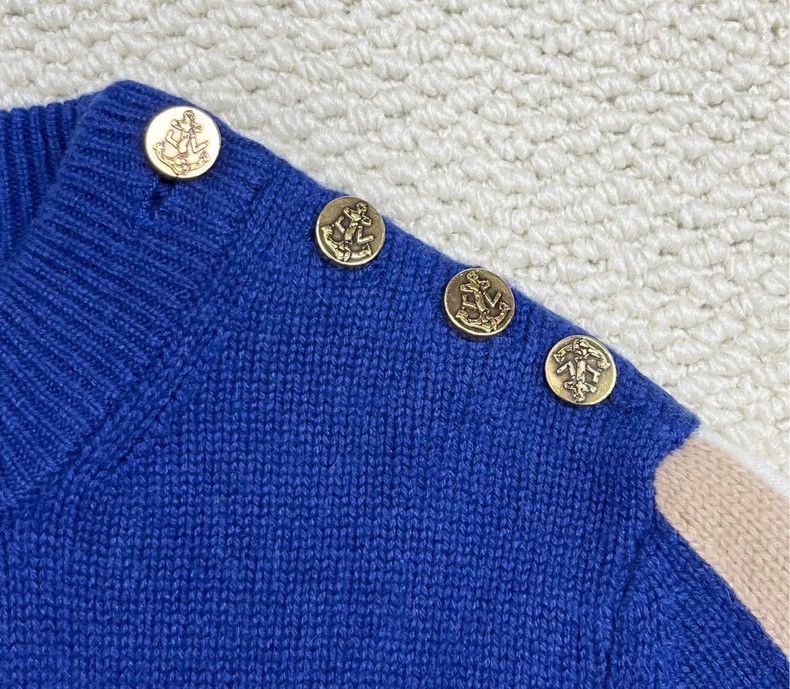 Louis Vuitton Louis Vuitton Striped Logo Cashmere Sweater Size US XS / EU 42 / 0 - 8 Thumbnail