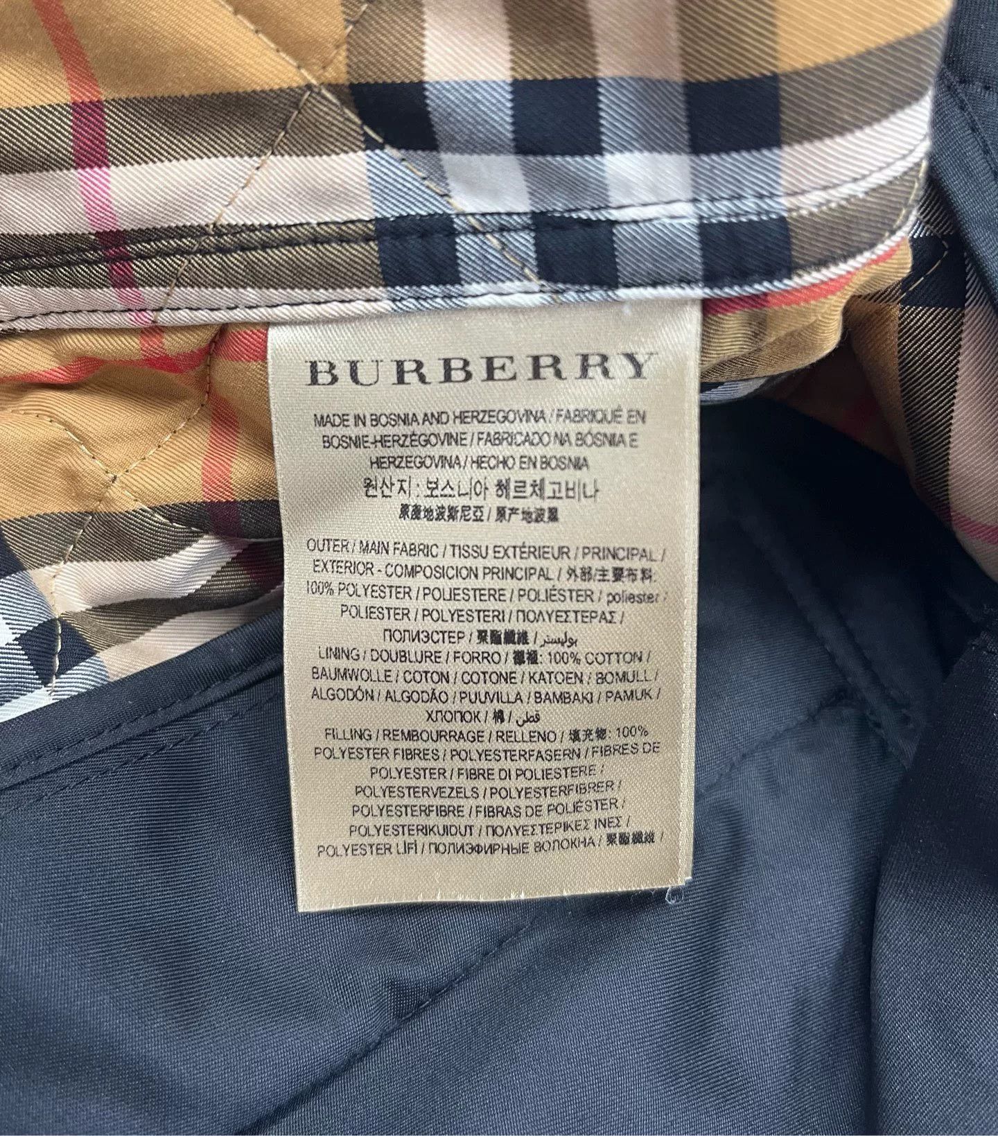 Burberry Burberry Black Quilted Collar Jacket XS Size US XS / EU 42 / 0 - 4 Thumbnail