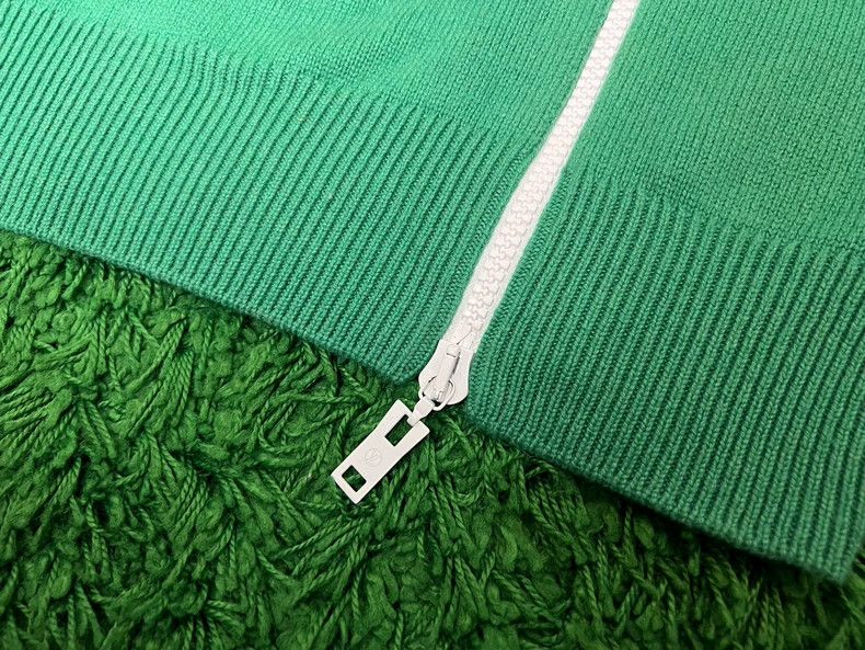 Louis Vuitton Louis Vuitton Green Zip Sleeve Sweater Size US L / EU 52-54 / 3 - 2 Thumbnail