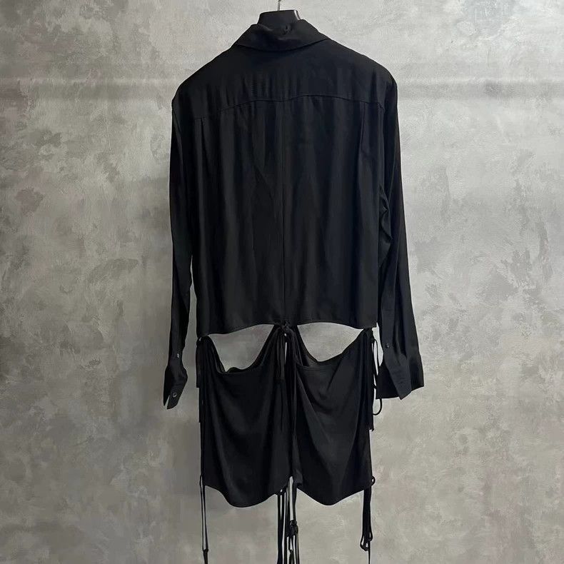 Loewe Loewe Black Deconstructed Cutout Shirt Size US L / EU 52-54 / 3 - 2 Thumbnail