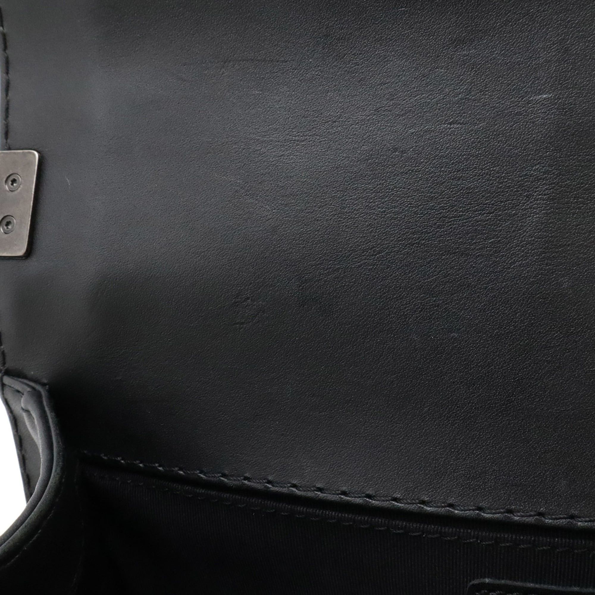 Chanel CHANEL Boy Chanel 25 Wild Stitch Matelasse Coco Mark Chain Shoulder Bag in Soft Calfskin, Black (A67086) Size ONE SIZE - 8 Thumbnail