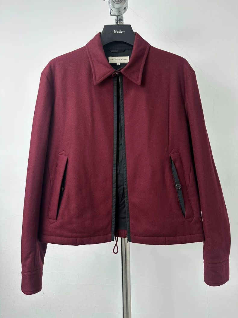 Dries Van Noten Dries Van Noten Boston Red Wool Jacket Size US L / EU 52-54 / 3 - 6 Thumbnail