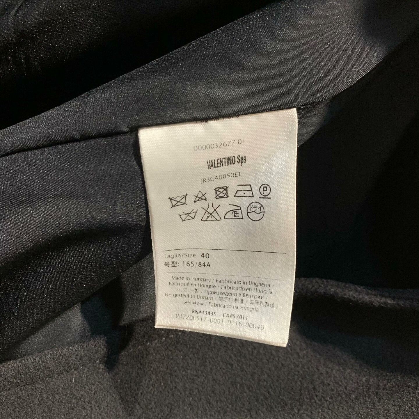 Valentino Valentino Heavy Black Wool Coat Size US M / EU 48-50 / 2 - 4 Thumbnail