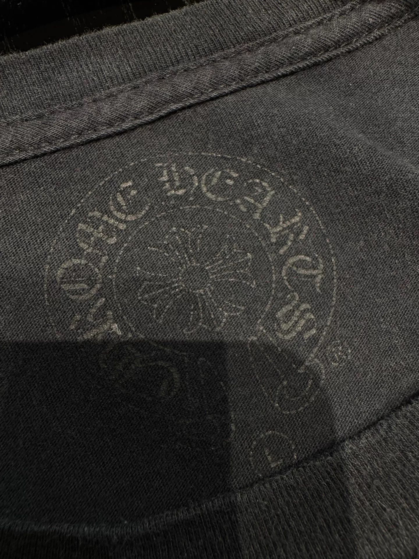 Chrome Hearts Chrome Hearts Black Crewneck Short Sleeve Tee Size US L / EU 52-54 / 3 - 4 Thumbnail