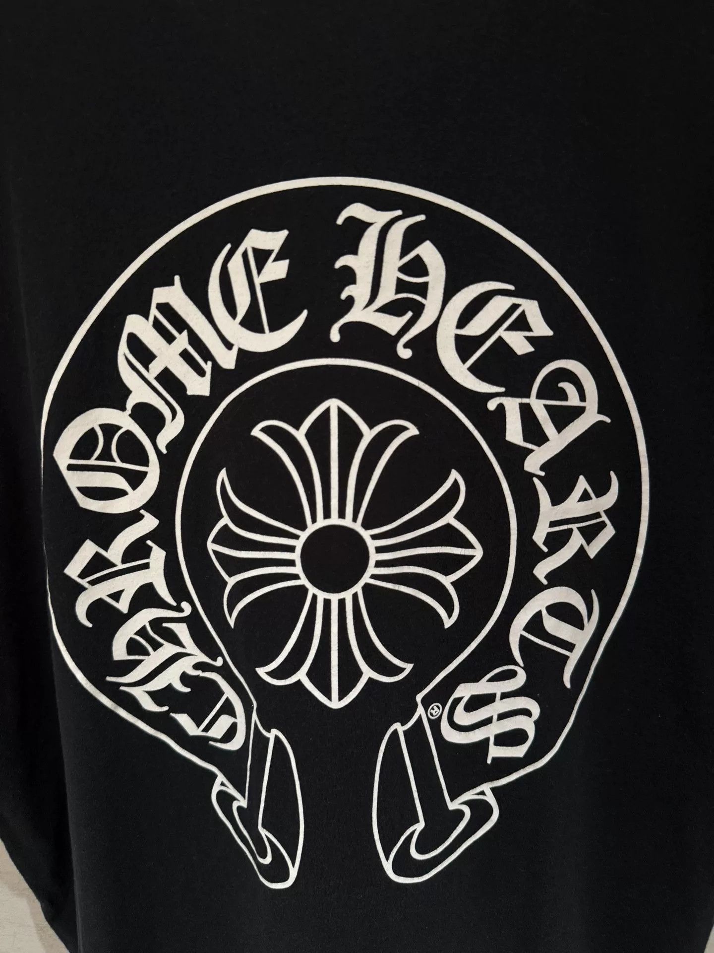 Chrome Hearts Chrome Hearts Black Crewneck Short Sleeve Tee Size US L / EU 52-54 / 3 - 3 Thumbnail