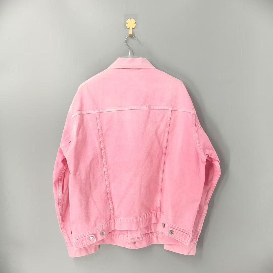 Balenciaga Balenciaga Chest Logo Denim Jacket Size US S / EU 44-46 / 1 - 2 Thumbnail
