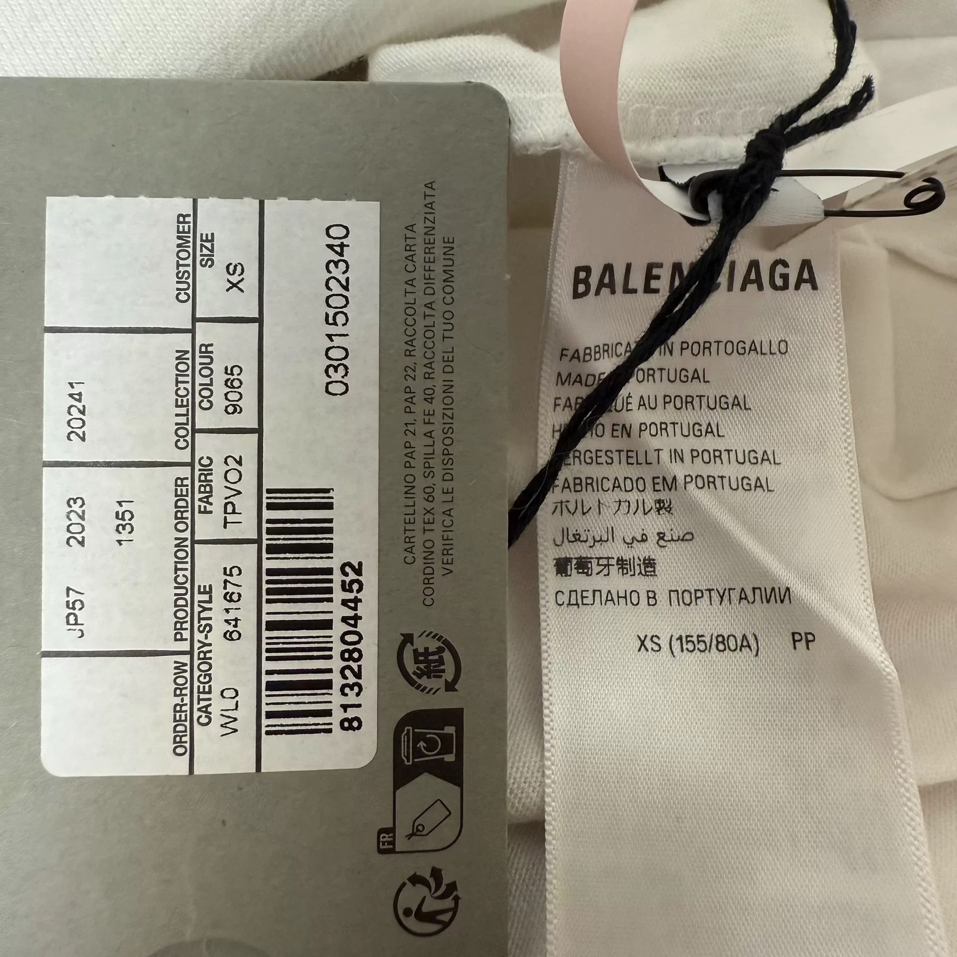 Balenciaga Balenciaga Year of Dragon White Tee Size US XS / EU 42 / 0 - 4 Thumbnail