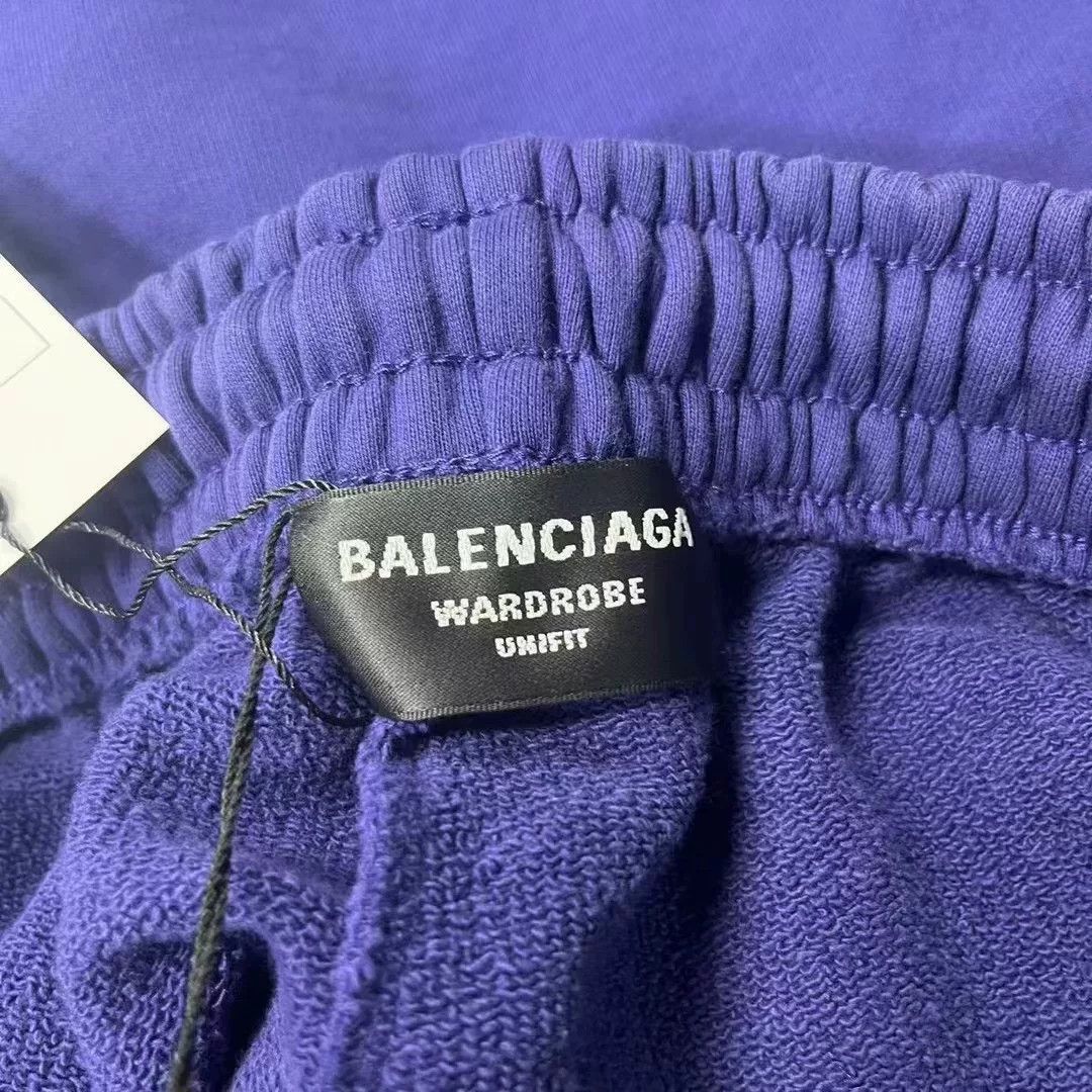 Balenciaga Balenciaga Blue Coke Embroidery Logo Shorts Size US 36 / EU 52 - 6 Thumbnail