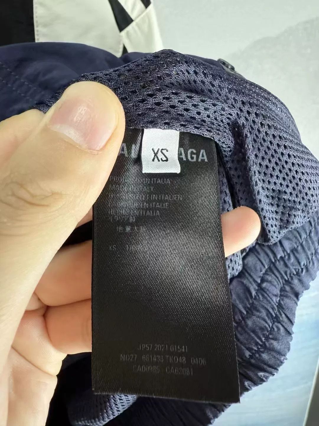 Balenciaga Balenciaga Black Blue School Jacket XS Size US XS / EU 42 / 0 - 4 Thumbnail