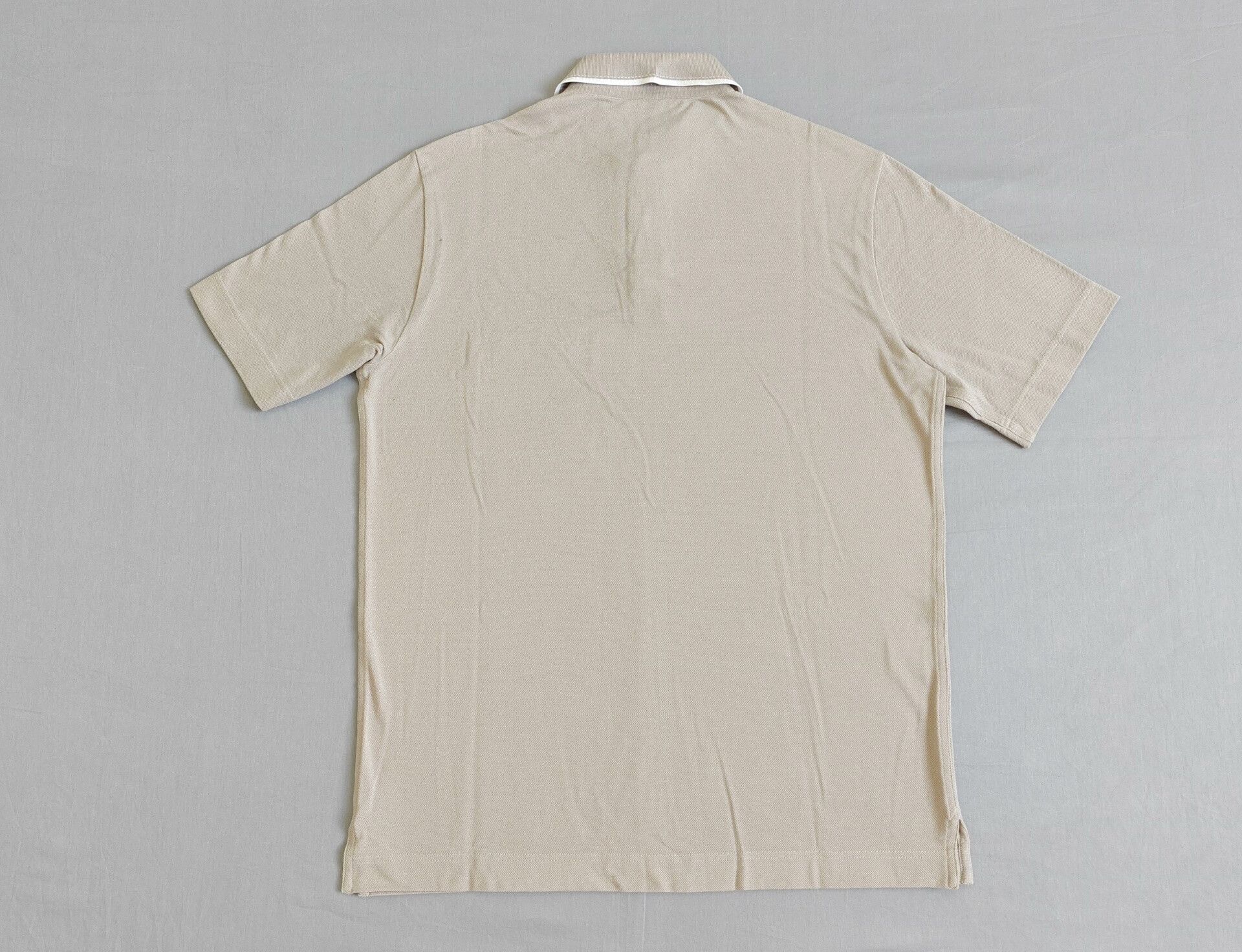 Hermes Hermes Men's Beige Short Sleeve Polo M Size US M / EU 48-50 / 2 - 6 Thumbnail