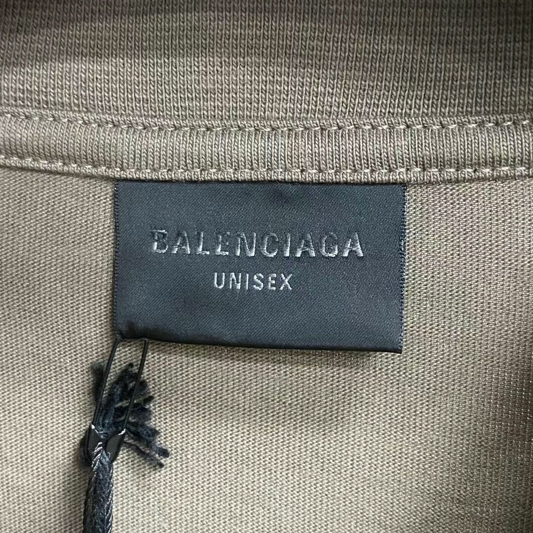 Balenciaga Balenciaga Logo Print Short Sleeve Tee Size US XXS / EU 40 - 5 Thumbnail
