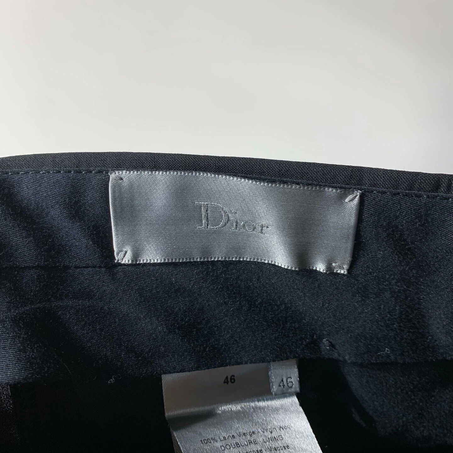 Dior Dior Solid Straight Slim Suit Pants Size US 36 / EU 52 - 2 Thumbnail
